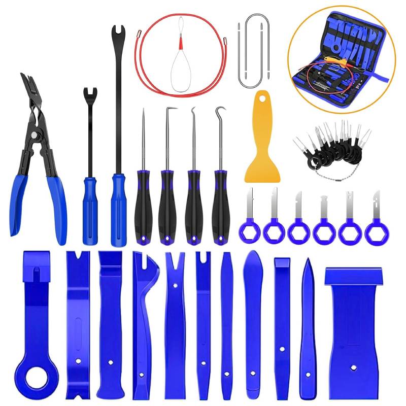 102 Pcs Trim Removal Tool Kit Blue – gooacc